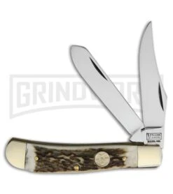 Frost Cutlery Miller Brothers Bullet Trapper Deer Stag Pocket Knife