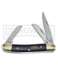 Frost Cutlery Steel Warrior Range Rider Buffalo Horn Pocket Knife