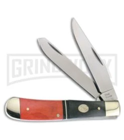 Frost Cutlery Steel Warrior Trapper Red/Black Pocket Knife