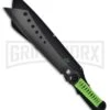 Frost Cutlery Tac Assault Zombie Cleaver Green Machete - Black Plain