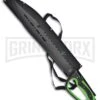 Frost Cutlery Tac Xtreme Zombie Smash Green Machete - Black Plain