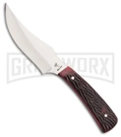 Frost Cutlery Whitetail Deer Slayer Brown Fixed Blade Knife - Satin Plain