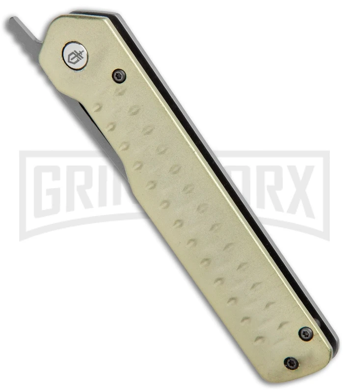 Gerber Ayako Green Aluminum Frame Lock Knife - Gray Plain - Image 2