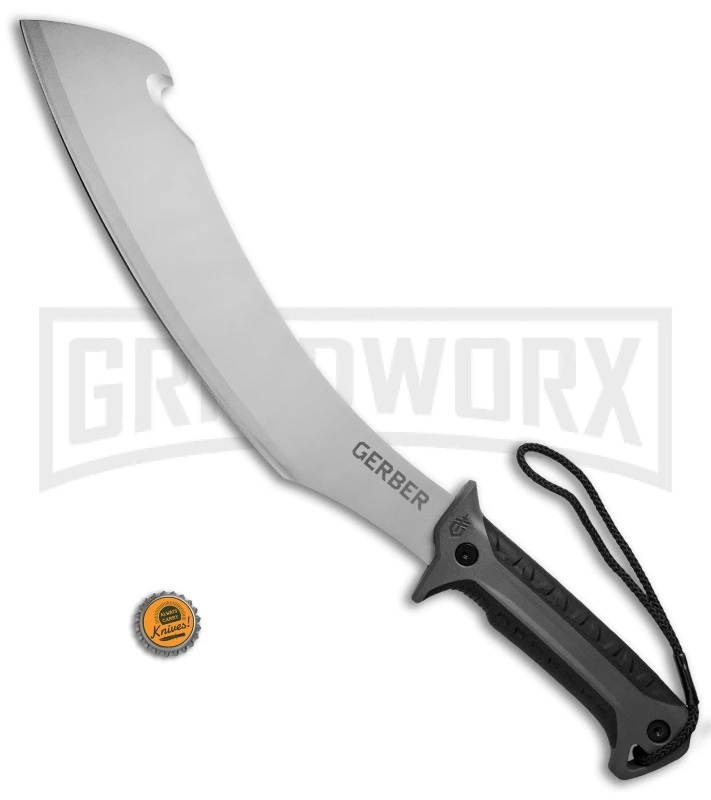 Gerber Broadcut Machete Fixed Blade - Bead Blast Plain - Image 4