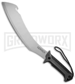 Gerber Broadcut Machete Fixed Blade - Bead Blast Plain