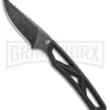 Gerber EXO-MOD Caper Black Fixed Blade Knife - Stonewash Plain