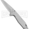 Gerber Fastball Urban Gray Aluminum Liner Lock Flipper Knife - Stonewash Plain