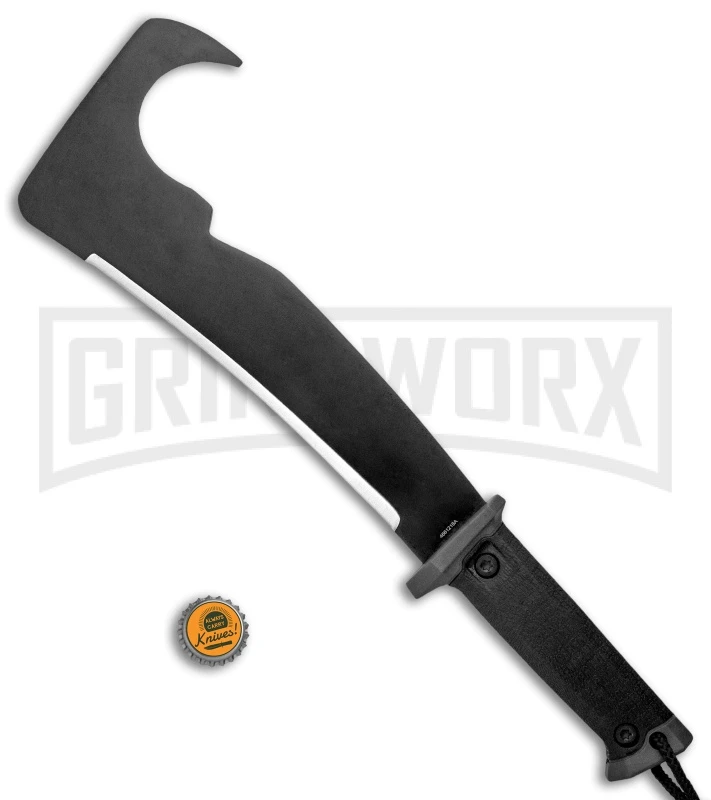 Gerber Gator Black GFN Machete Pro Fixed Blade - Black Plain - Image 7