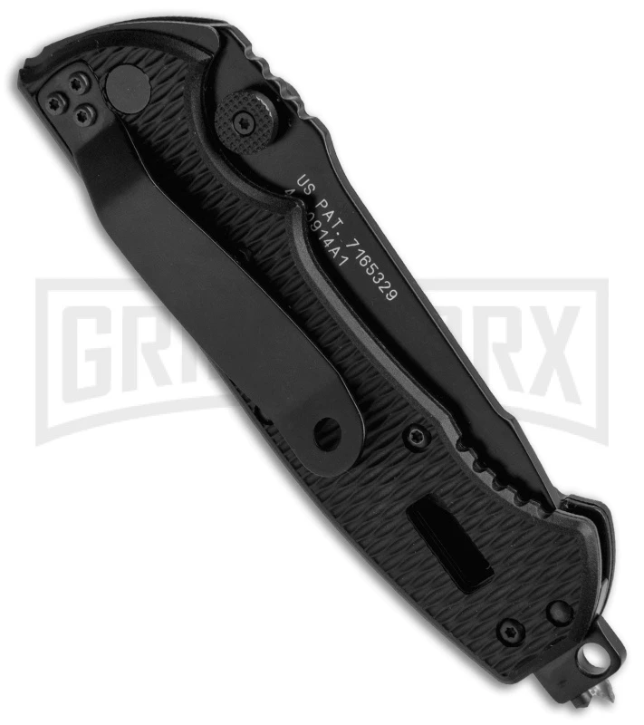 Gerber Combat Life Saver 3.5" Folding Knife - Black Serr - Image 3