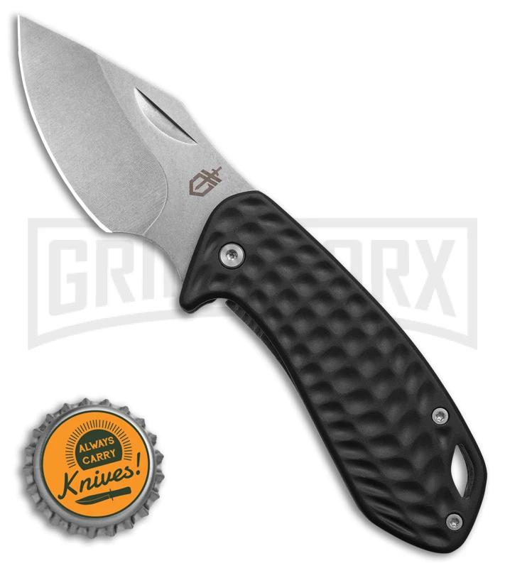 Gerber Kettlebell Gray Aluminum Frame Lock Knife - Stonewash Plain - Image 4