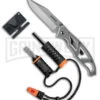 Gerber Paraframe Knife Combo - Sharpener + Fire Starter + Whistle G4134
