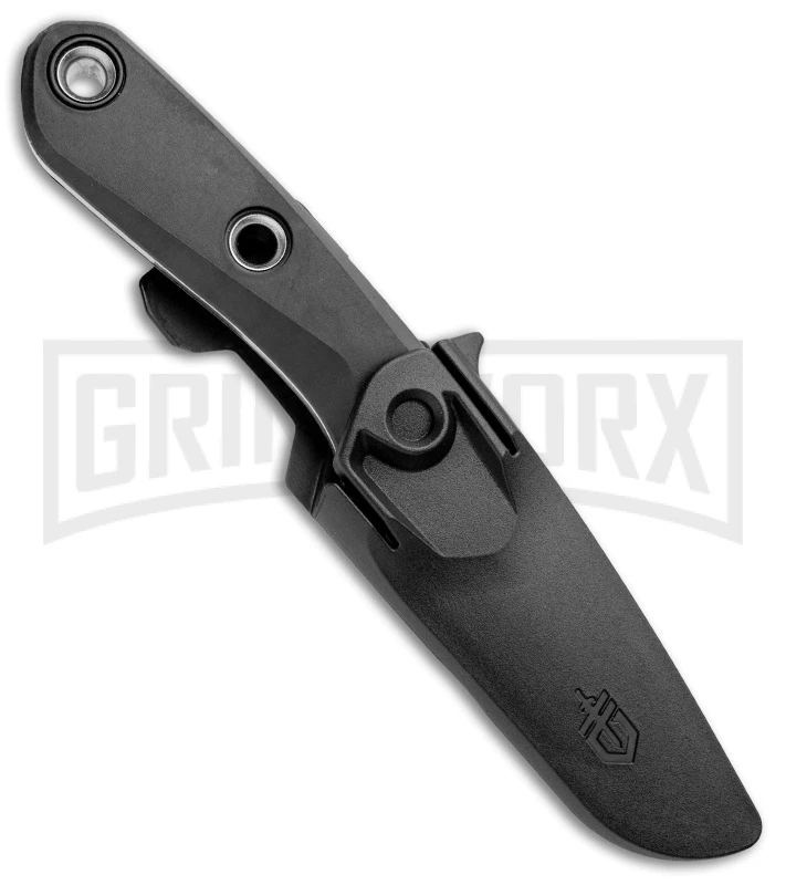 Gerber Principle Black Rubber Fixed Blade Knife - Stonewash 420HC - Image 3