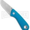 Gerber Vertebrae Cyan Blue GFN Fixed Blade Knife - Satin Plain