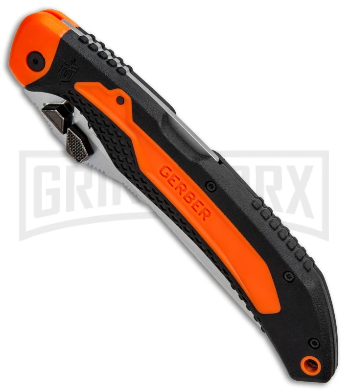 Gerber Vital Big Game Orange ABS Manual Folding Knife - Satin Plain - Image 2