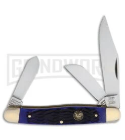 Hen & Rooster Stockman Blue Pick Bone Pocket Knife