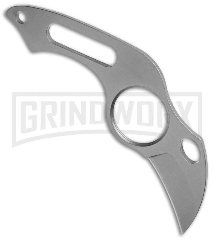 K-25 Tactical Karambit Neck Knife Fixed Blade - Bead Blast Plain - Image 2