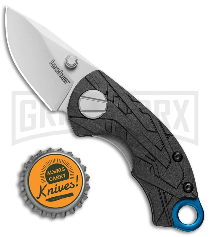 Kershaw Anso Aftereffect Liner Lock Knife Black FRN - Bead Blast - Image 4