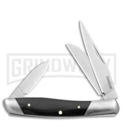 Kershaw Iredale Black Micarta Slip Joint Knife - Satin Plain