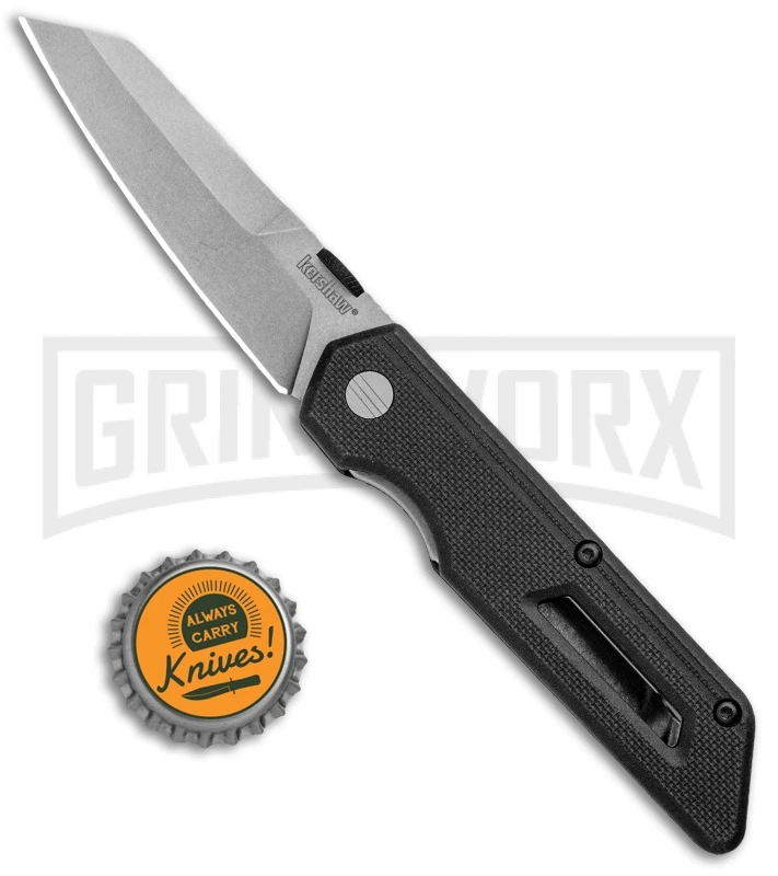 Kershaw Mixtape Liner Lock Knife Black GFN - Stonewash - Image 4