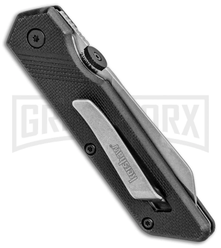 Kershaw Mixtape Liner Lock Knife Black GFN - Stonewash - Image 3