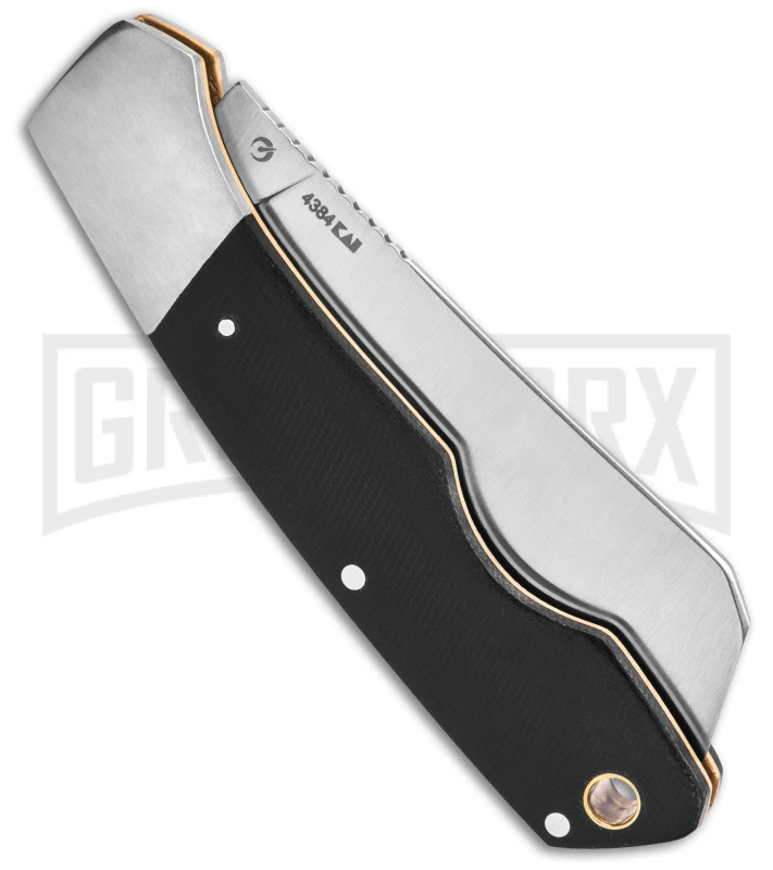 Kershaw Parley Black Micarta Slip Joint Knife - Cleaver Satin Plain - Image 2