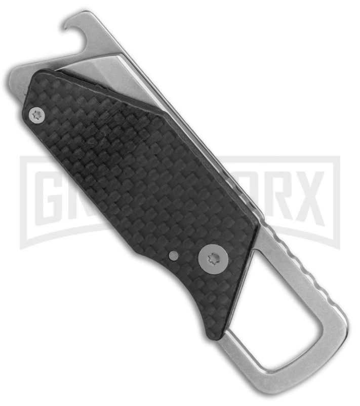 Kershaw Sinkevich Pub Carbon Fiber Folding Knife - Stonewash Plain - Image 2
