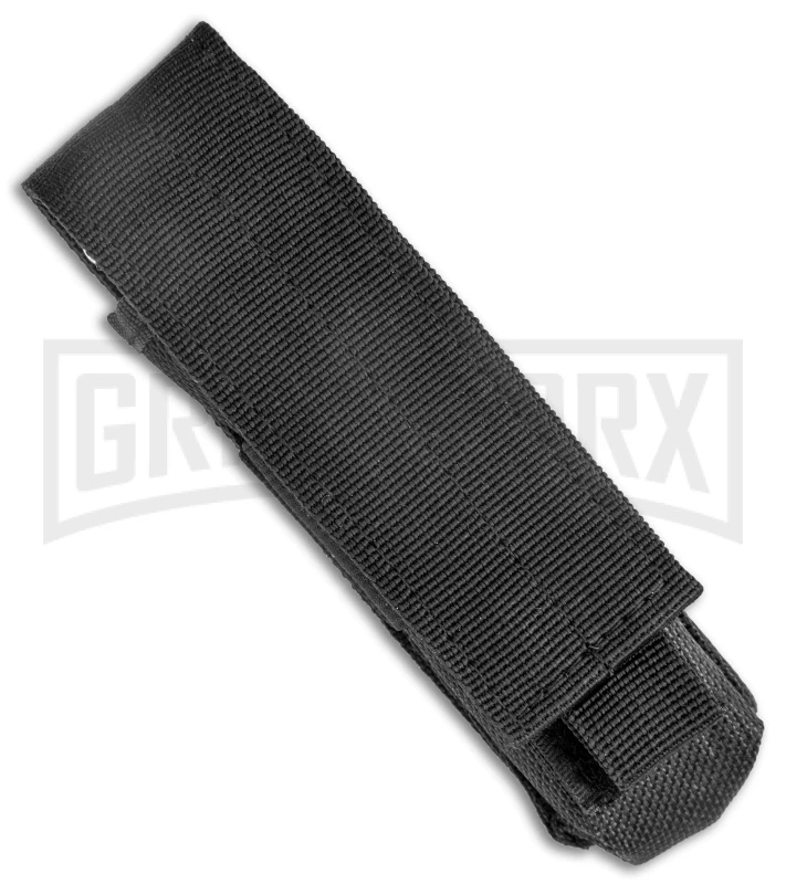 Large Atomic Defender White Automatic Dagger Knife - Two-Tone Plain - Image 4