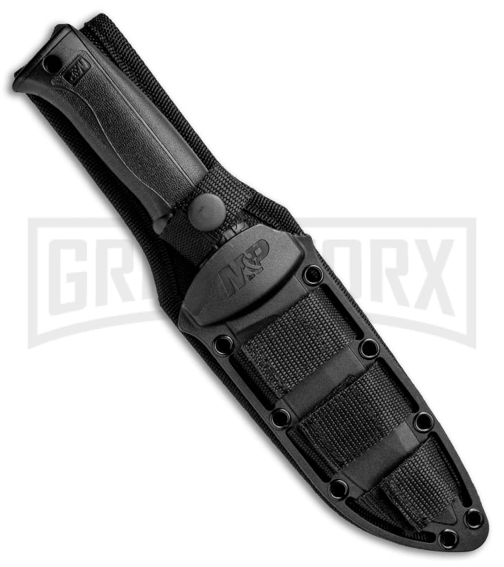 M&P M2.0 1085888 Gripswap Black Fixed Blade Knife Black - Black Plain - Image 3