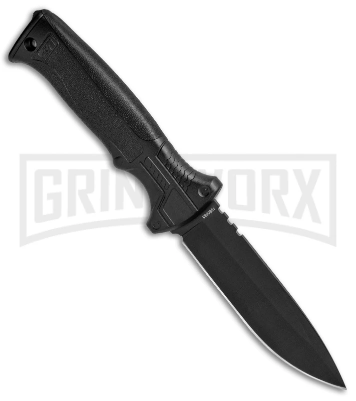 M&P M2.0 1085888 Gripswap Black Fixed Blade Knife Black - Black Plain - Image 2