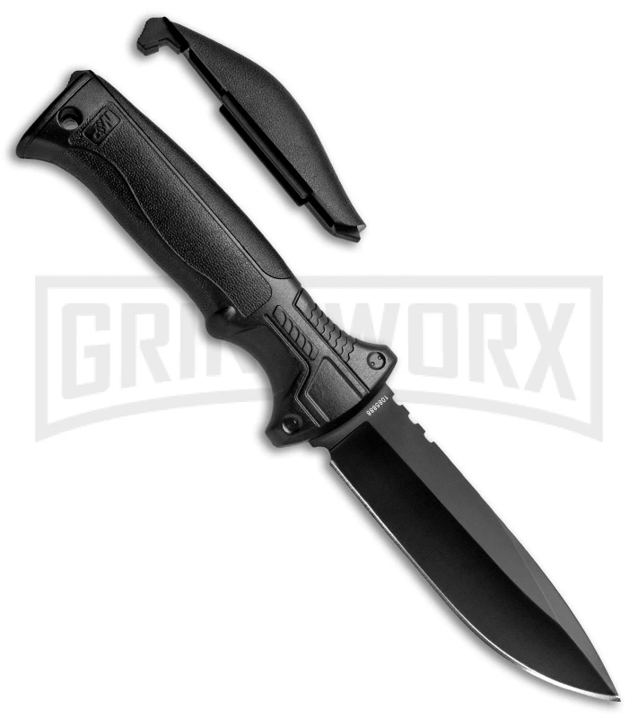 M&P M2.0 1085888 Gripswap Black Fixed Blade Knife Black - Black Plain - Image 4