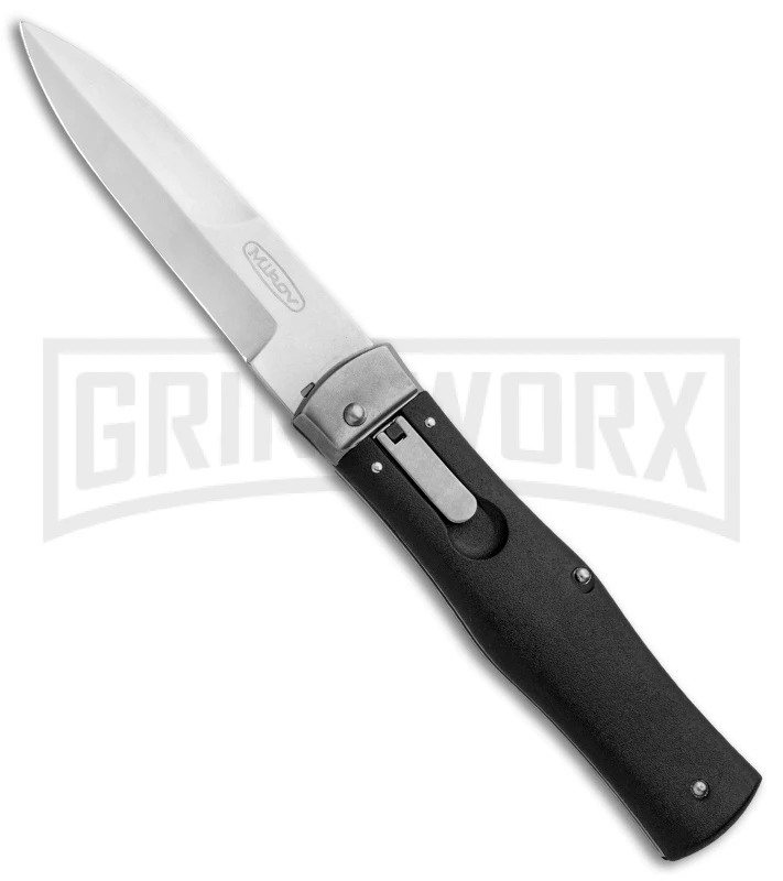 Mikov 241 Predator Black ABS Bayo Automatic Leverlock Knife