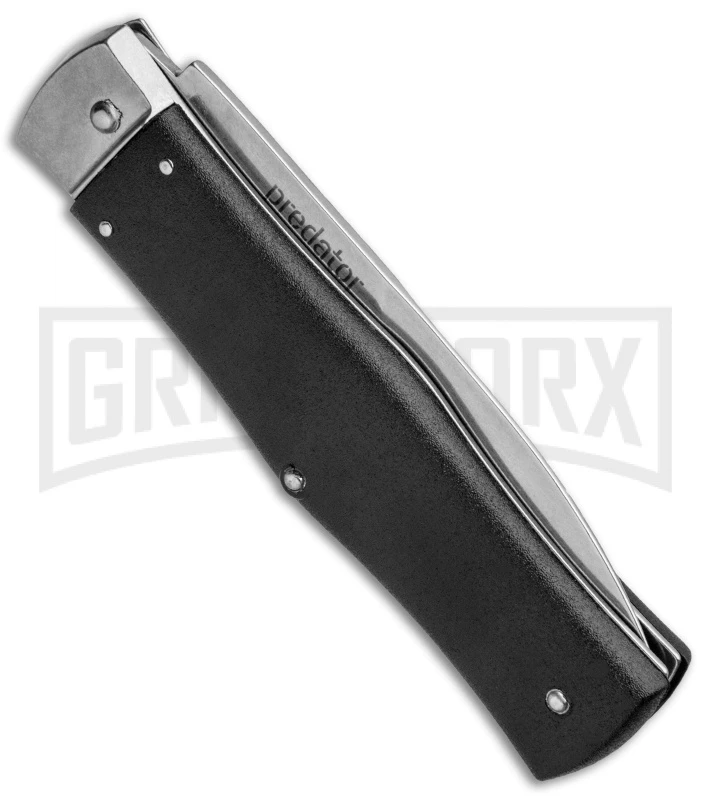 Mikov 241 Predator Black ABS Bayo Automatic Leverlock Knife - Image 3