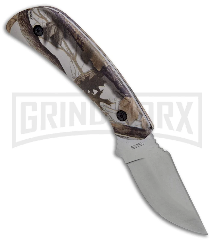 Schrade Old Timer Snowblind Camo 2-Piece Fixed Blade Hunting Knife Set - Image 4