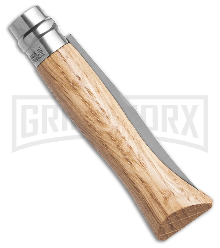 Opinel Knives No. 6 Oak Folding Knife - Stainless Steel - Image 3