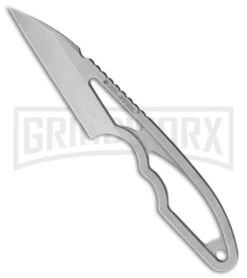 Real Steel Alieneck Wharncliffe Fixed Blade Knife - Stonewash Plain