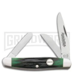 Remington Heritage Stockman Green Jigged Bone Pocket Knife