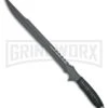 Rite Edge Broadsword Black Cord Wrapped - Black Serr