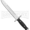 Rite-Edge Rendezvous Black Polymer Fixed Blade Knife - Satin Plain