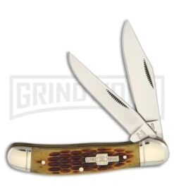 Rough Rider Copperhead Amber Bone Pocket Knife