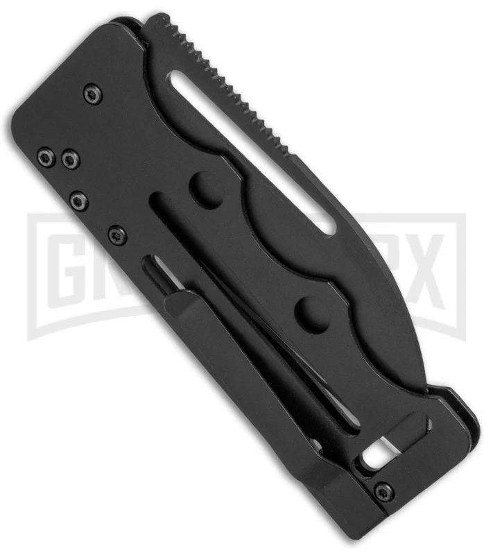 SOG Access Card 2.0 Slim Sheepsfoot Folding Knife - Black Plain - Image 3