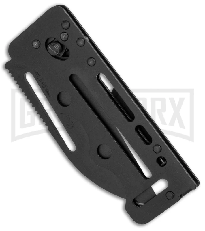 SOG Access Card 2.0 Slim Sheepsfoot Folding Knife - Black Plain - Image 2