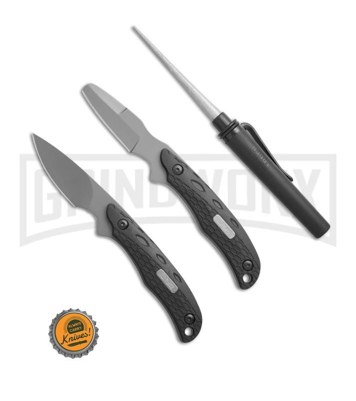 Old Timer Copperhead Caping/Skinning Hunting Set W/ Sharpening Rod - Image 9