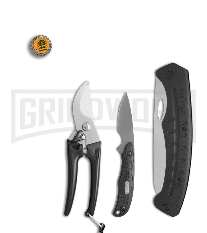 Schrade Old Timer Hunt Prep Kit Fixed Blade W/ Folding Saw & Pruner - Image 10