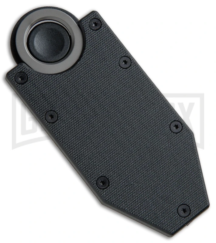 Schrade Pocket Gray Neck Knife Fixed Blade With Money Clip - Gray Plain - Image 3
