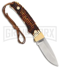 Schrade SCHPH2N Pro Hunter Mini Fixed Blade Knife - Satin Plain