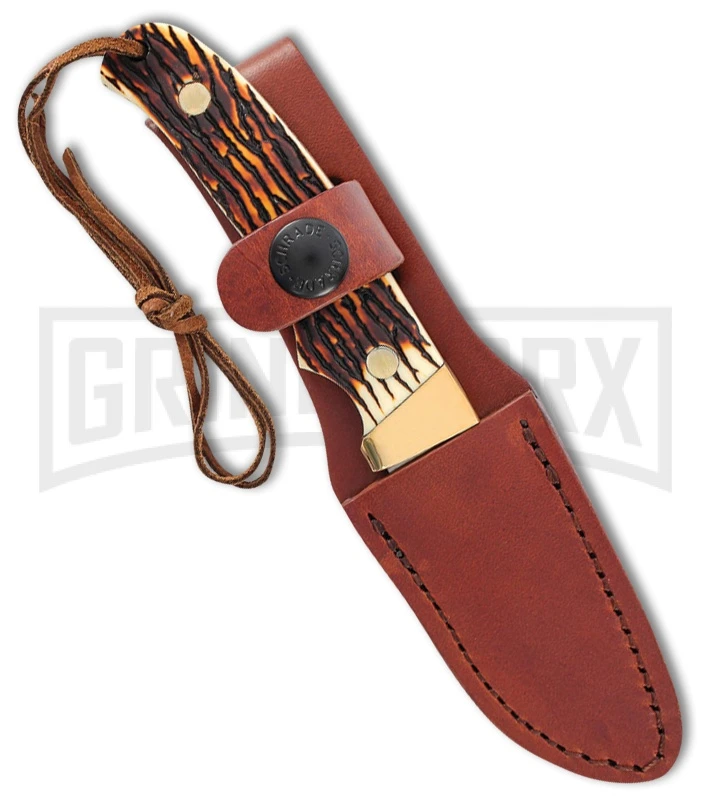 Schrade SCHPH2N Pro Hunter Mini Fixed Blade Knife - Satin Plain - Image 2