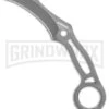 Schrade Karambit Fixed Blade Neck Knife - Gray Plain