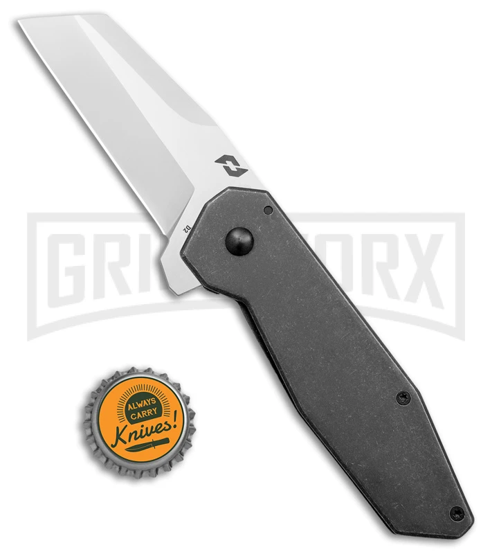 Schrade Slyte Frame Lock Knife Black Stainless Steel - Satin Plain - Image 4
