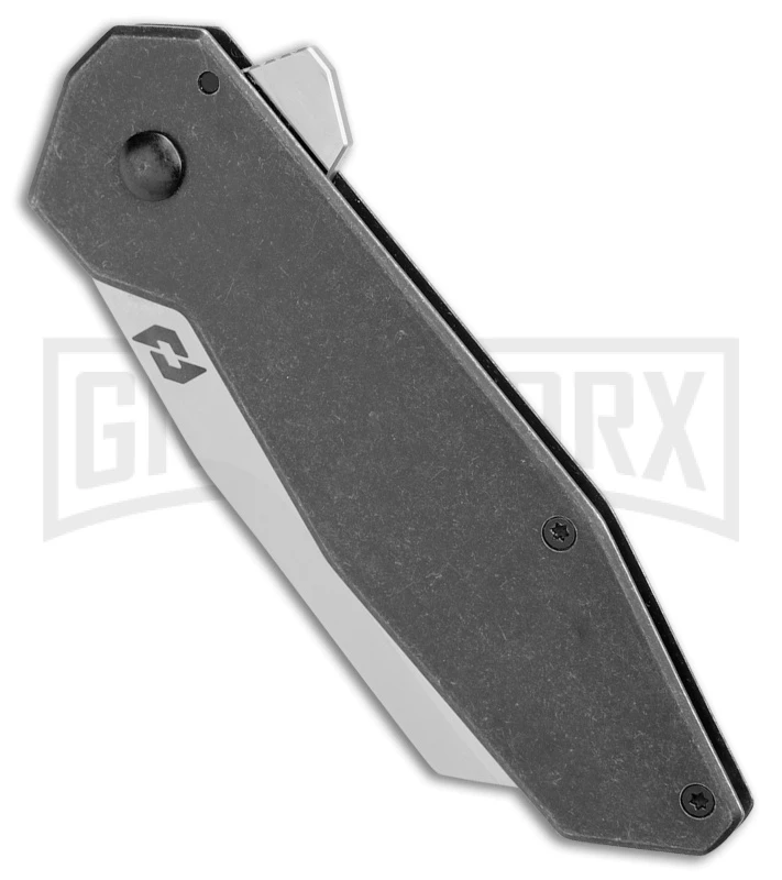Schrade Slyte Frame Lock Knife Black Stainless Steel - Satin Plain - Image 2