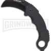 Schrade Trainer Karambit Black G-10 Folding Knife - Black Plain